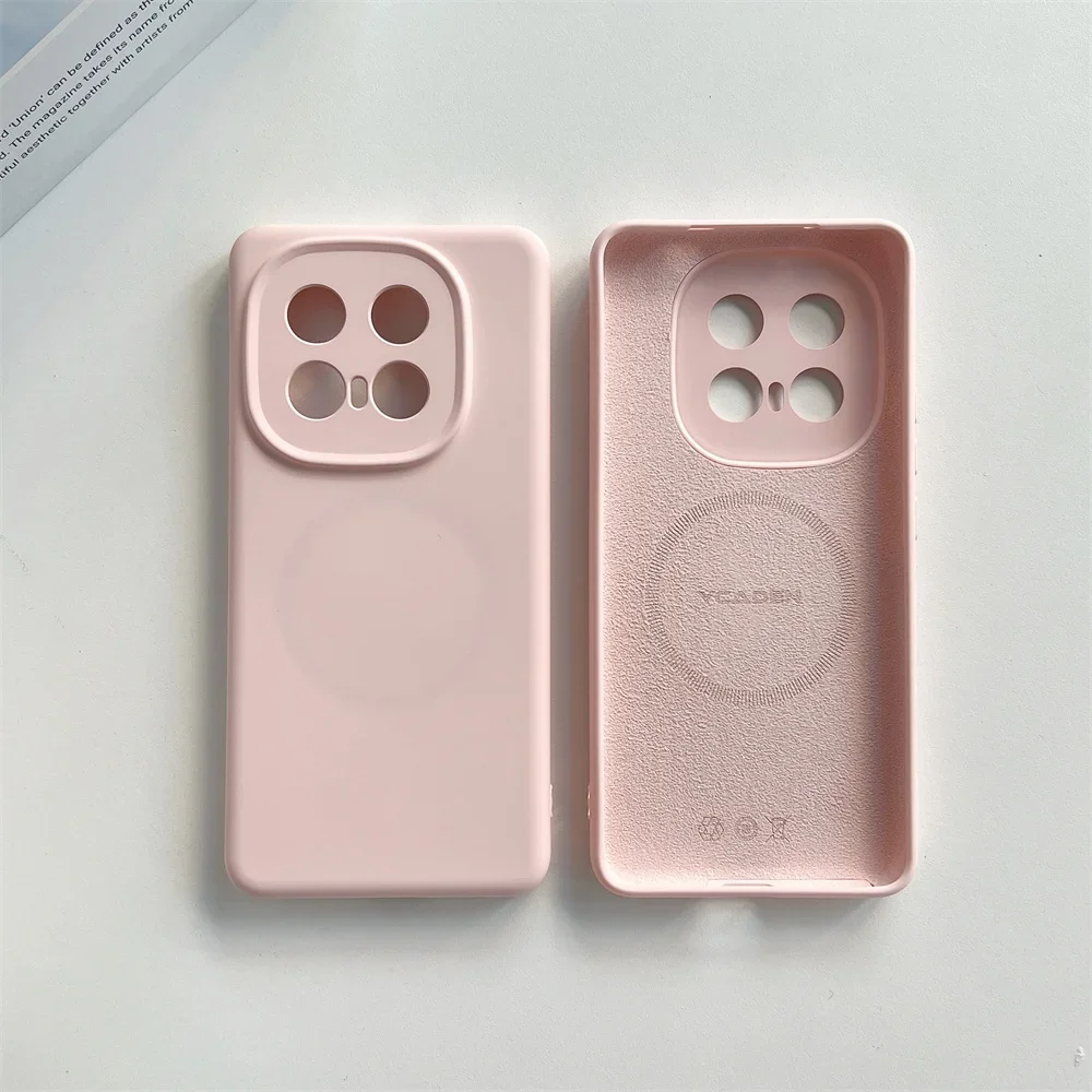 Magnetic Soft Pink Silicone Magsafe Case - Cute & Durable Protection