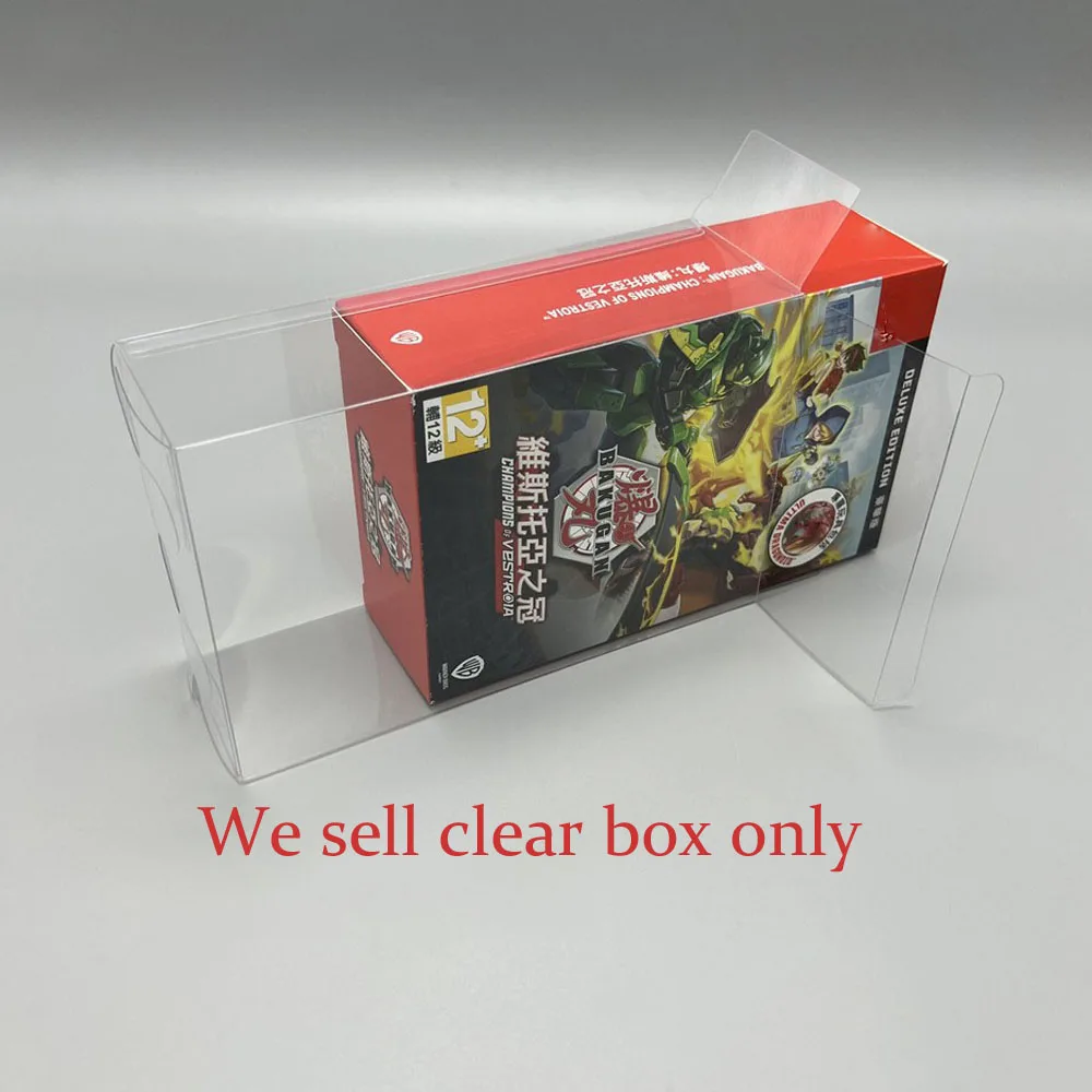 Scatola Trasparente Trasparente Per Switch Ns Per Bakugan Champions Of Vestoia Deluxe Edition Game Storage Display Box