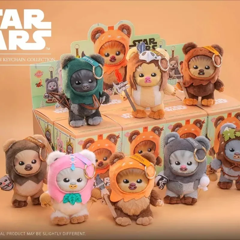 In Stock Hot Toys Ewok Cosbi Keychain Blind Box Cute Action