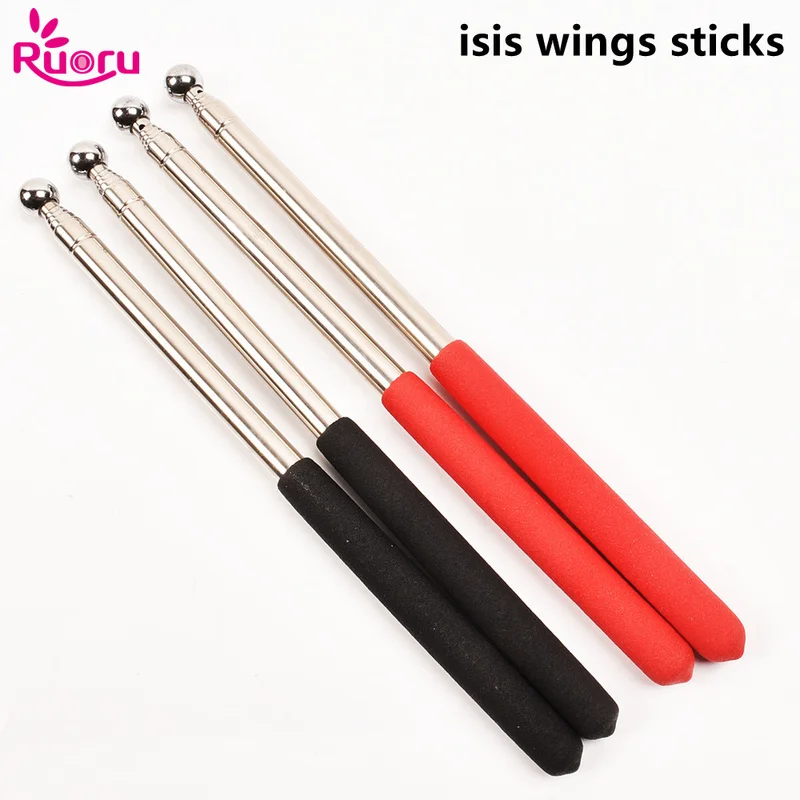 Belly Dance Accessory Belly Dance Wings Stick Egypt Indian Dancing Belly Dance Isis Wings Stainless Steel Telescopic Rod