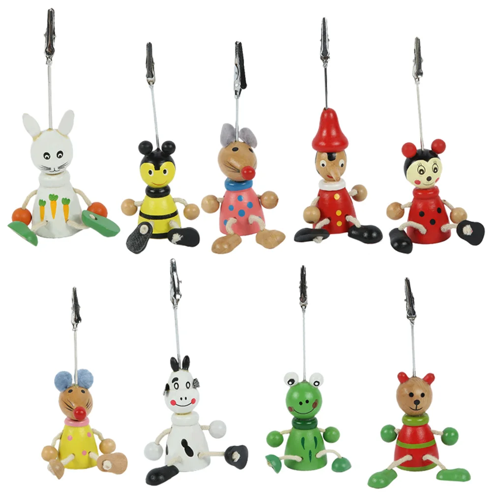 

9 шт., зажимы для записей, мультяшных карт