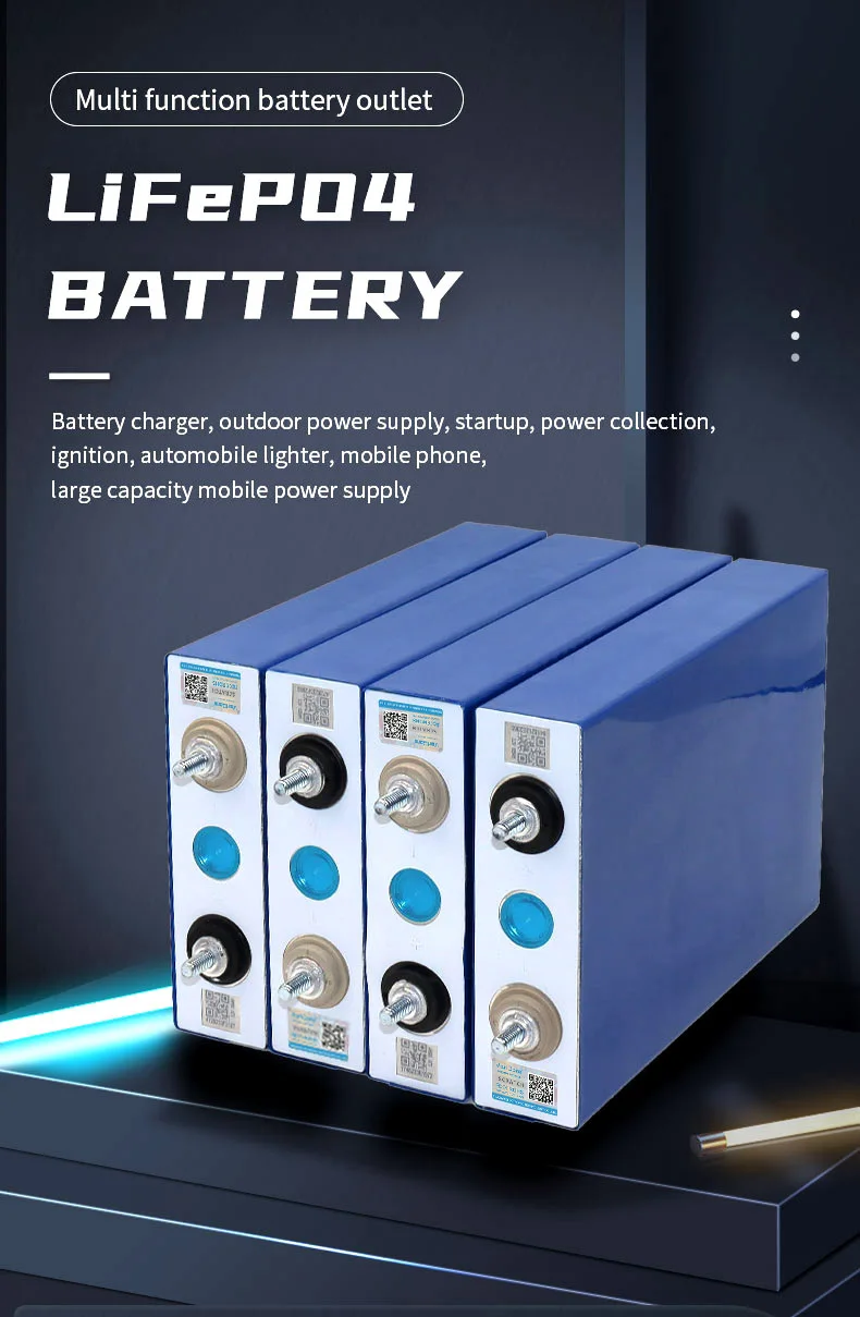 3.2V LiFePO4 Battery 320AH 280ah 200ah 150ah 105ah 340ah DIY 12v 24V Automotive