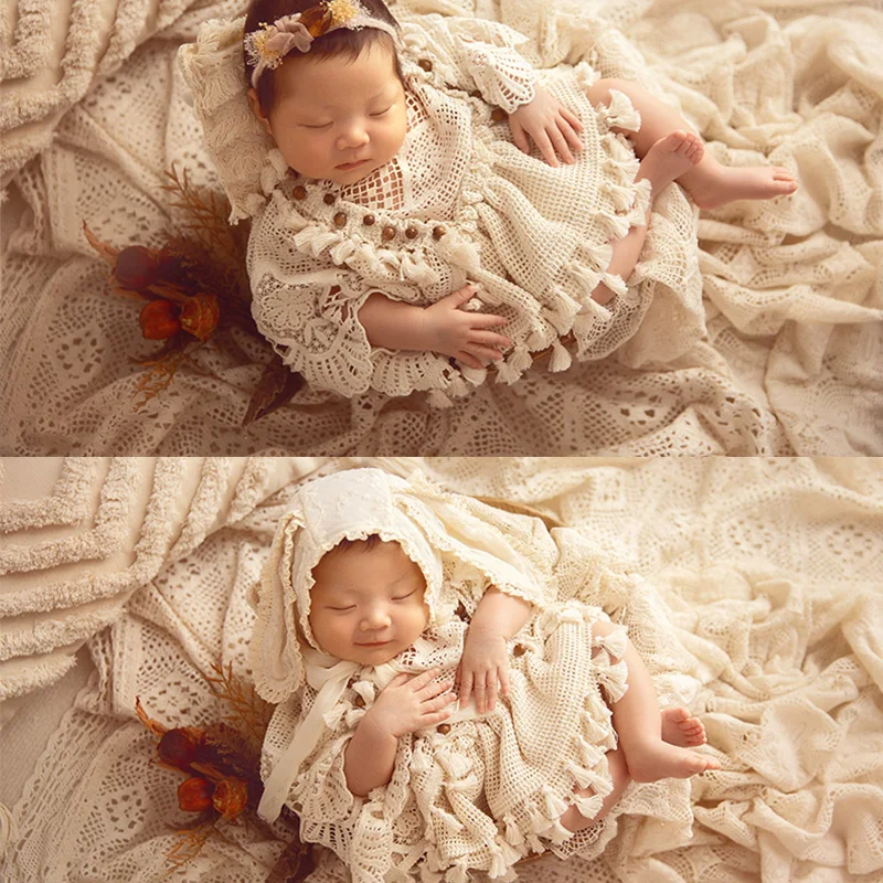 Newborn-Baby-Girl-Photoshoot-Outfits-Baby-Lacy-Costume-Rabbit-Ears-Hat ...
