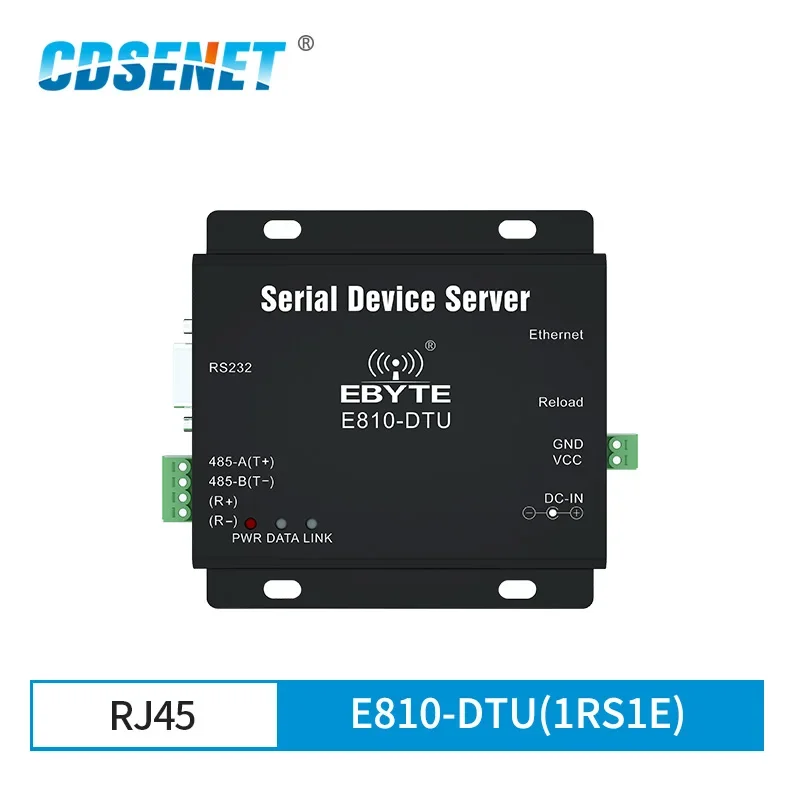 

RS232 RS485 RS422 RJ45 Ethernet Serial Port Server CDSENET E810-DTU(1RS1E) TCP UDP Transparent Transmission Modem