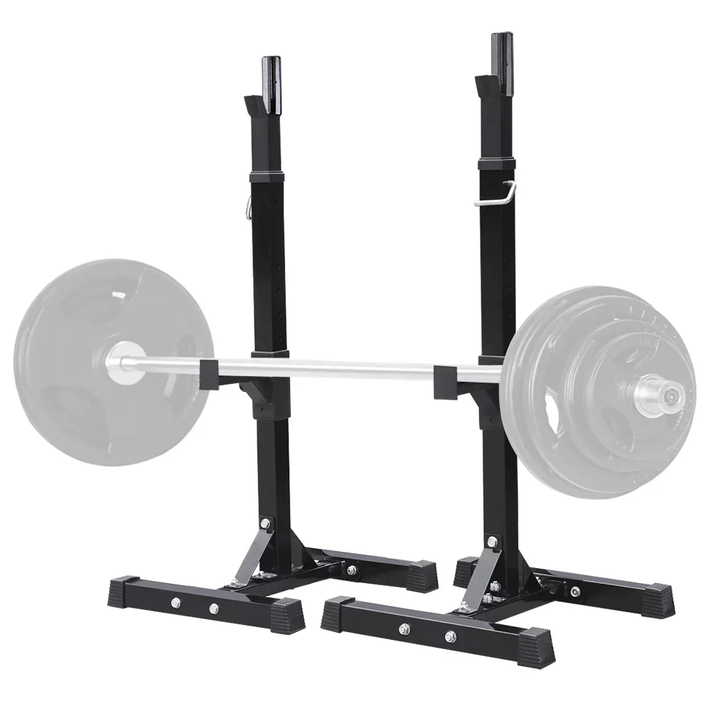

Standard Adjustable Portable Power Weight Rack, Black