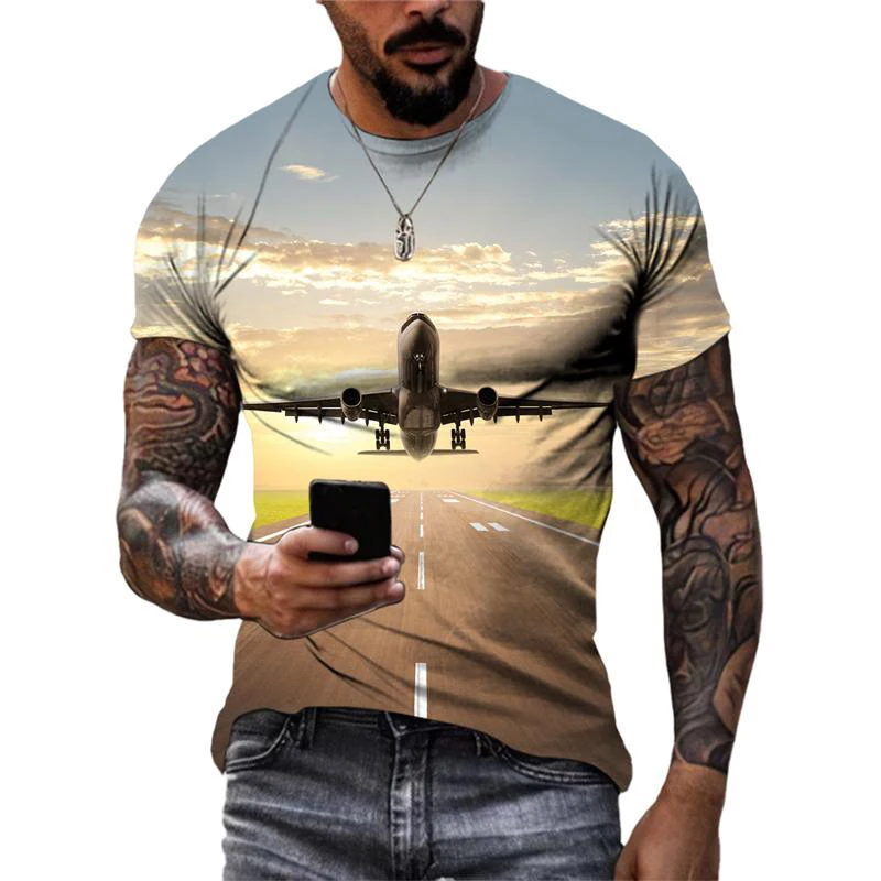 Casual Short Sleeve 3D Print T Shirt for Men and Women
