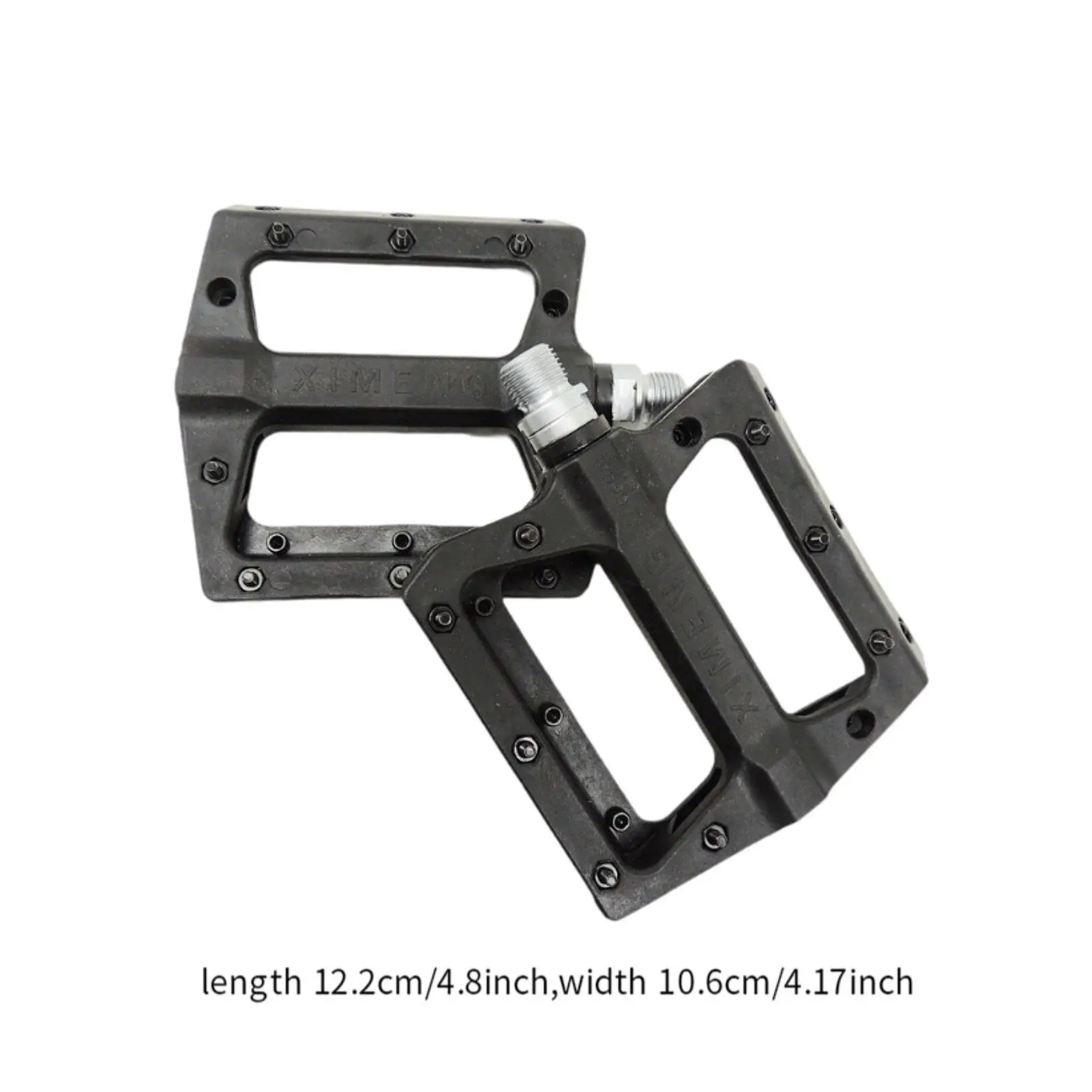 2Pcs Mountain Bike Pedals Sturdy Anti Skid Ultralight Practical Bicycle Wide Flat Pedals for Road Bike Adults Bikes Accessories