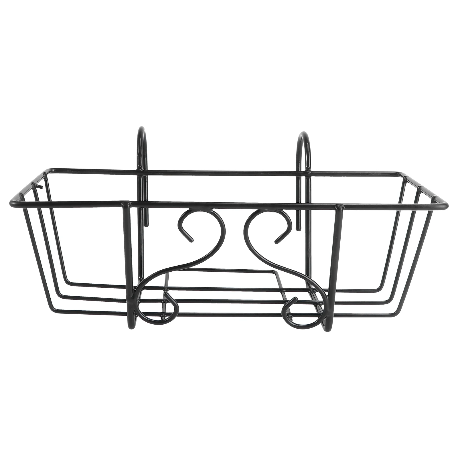 

Hanging Planter Plant Flower Balcony Railing Pot Holder Rack Planters Stand Shelf Metal Rail Flowerpot Fence Iron Outdoor Wall