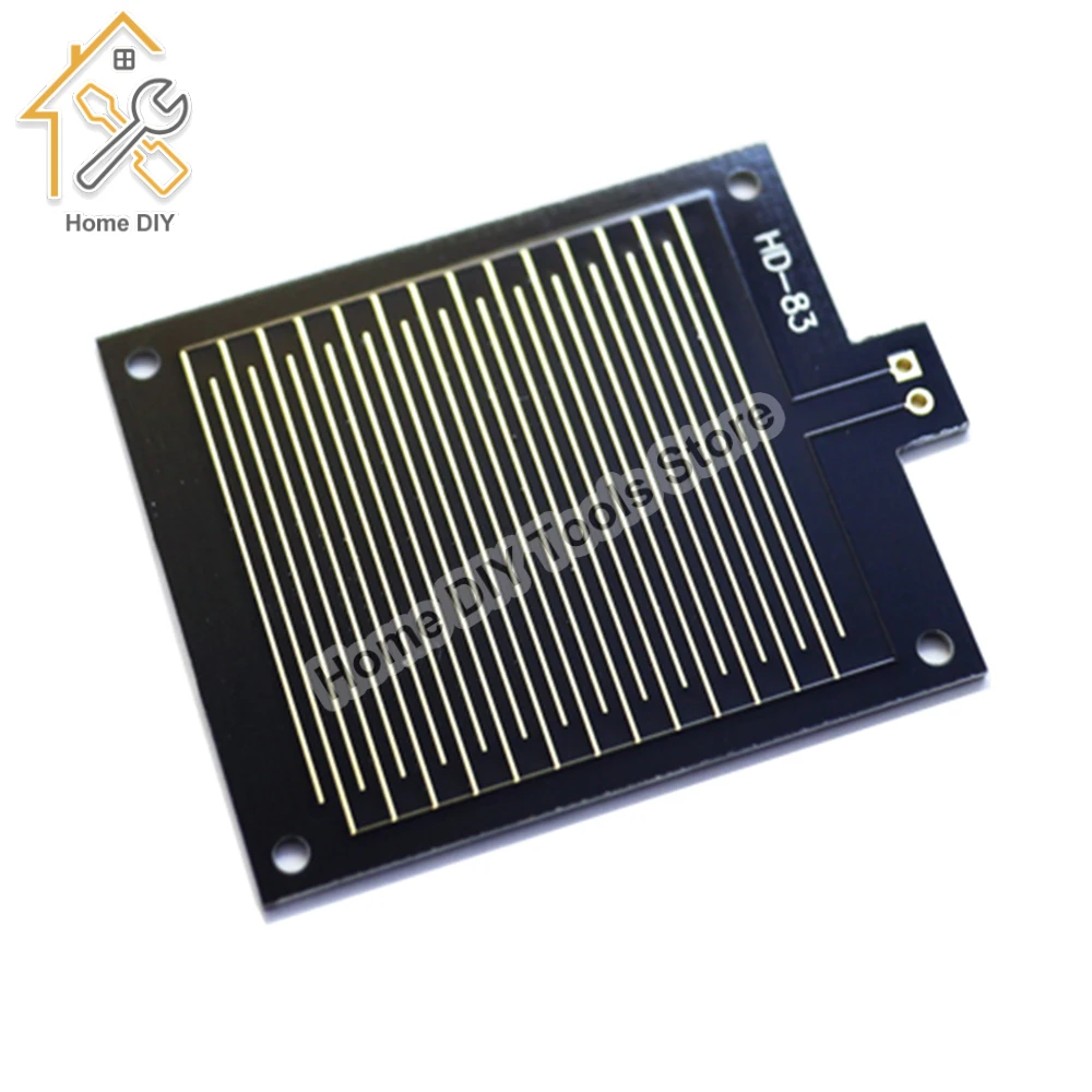 

Single PCB Board Raindrop Module Sensor Rising Water Level Detection Module Raindrop Sensor Board Drop Test Water leakage Alarm