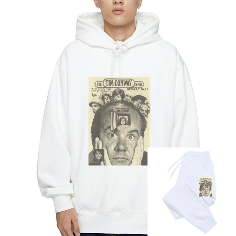 

Мужская толстовка с капюшоном Tim Conway, худи с надписью «Веселые воспоминания», Размеры S-Xxl, художественный пуловер для осени, 1933