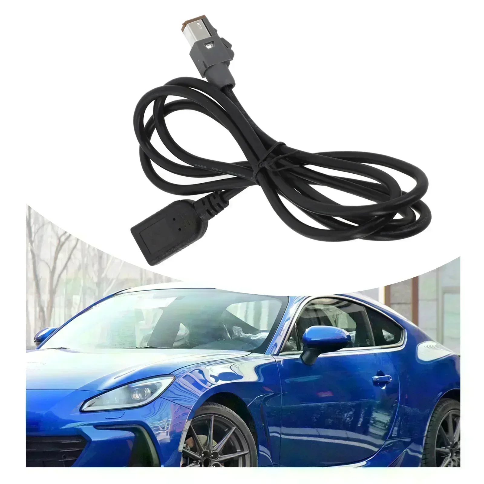 Car Aux Audio Input Media Data Wire Plug To USB Adapter Conector For Outback For Legacy forest man Suzuki Transfer audio