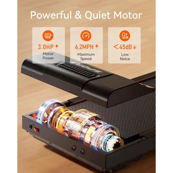 Folding Treadmill with Auto Incline for Home Use: 3.0HP, 300 lbs Capacity, Bluetooth Connectivity 3