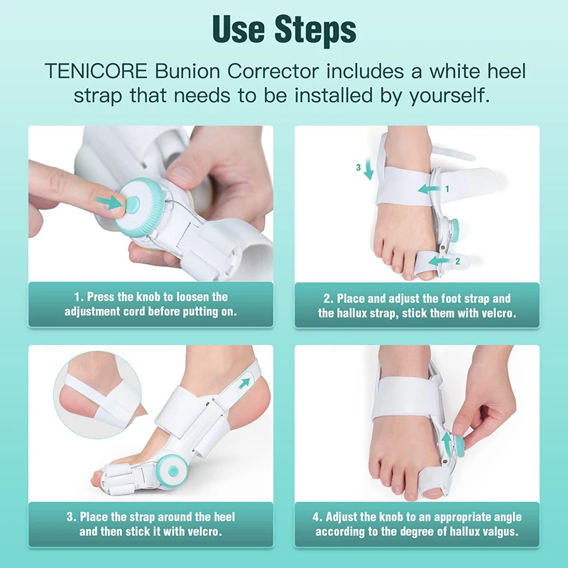 Bunion Corrector Thumb Valgus Toe Orthosis Foot Thumb Valgus Corrector Foot Soft Silicone Improves Large Foot Bones 6