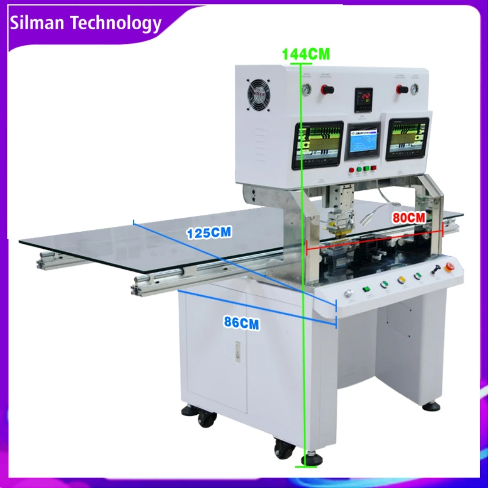 Silman ST-100SS COF Bonding Machine Single Head Hot Press Pulse For Repairing COG FPC ACF TV Screen LCD Laptop Monitor 2