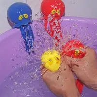 Baby Bath Toys Sponge Water Absorbing Octopus Squeezing Stress Relief Toys Summer Swimming Play Water Bath Toy for Children - Image 5