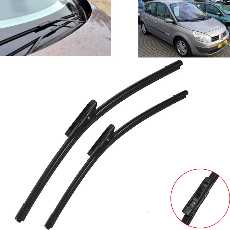 Escobillas de limpiaparabrisas delanteras para Scenic 2 Scenic 2, 2005, 2006, 2007, 2008, 2009|Limpiaparabrisas| - AliExpress