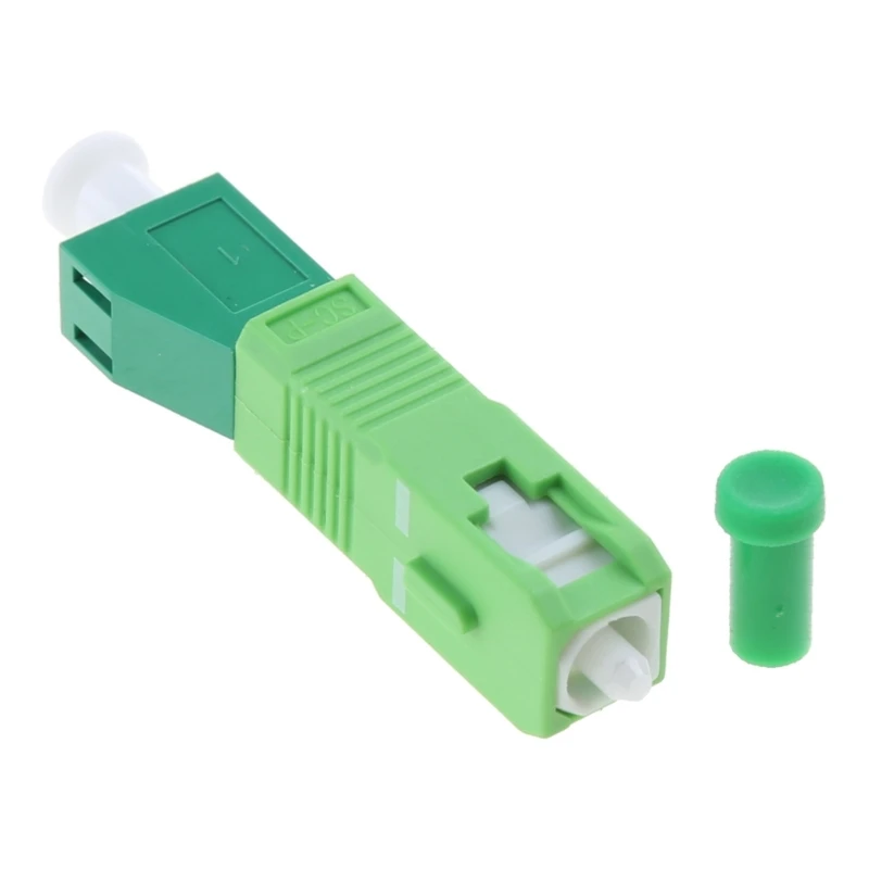 New SC/for APC Male to LC/UPC Female Fiber Optic Adapter SC-LC Hybrid Optical Adapter Fiber Optic Hybrid Connector