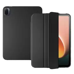 Magnetic Auto Sleep/Wake Tablet Case with Stand - 11 Premium Protective Cover for Xiaomi Pad 5 (Black)
