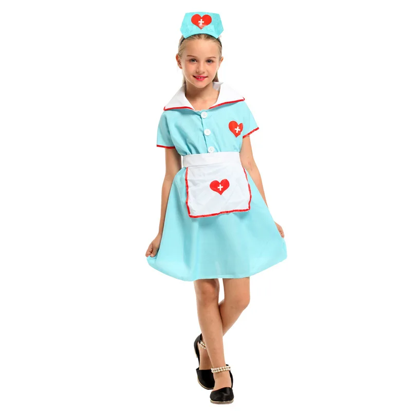 Best Made Nurse Career Dress Kids Career Day Outfits Ghana Nurses cosplay Loving Little Nurse Clothing Costumes
