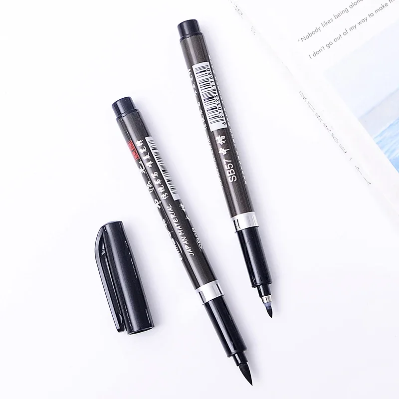 Brush Pens Markers Calligraphy Art Writing Office School Supplies