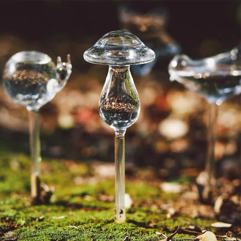 1Pcs Automatic Watering Globe Plant Flower Water Bulbs Animal Shape Glass Home Decor Garden Watering System Self Watering Device