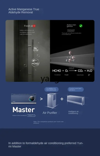 L'm'm Air Conditioner New Level 1 Frequency Conversion 1.5 Hp Cold and Warm Wall-Mounted Smart Home Hanging Machine 2