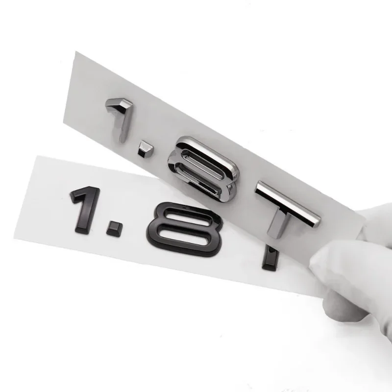 Sleek 3D ABS Letters Rear Trunk Badge Emblem Logo