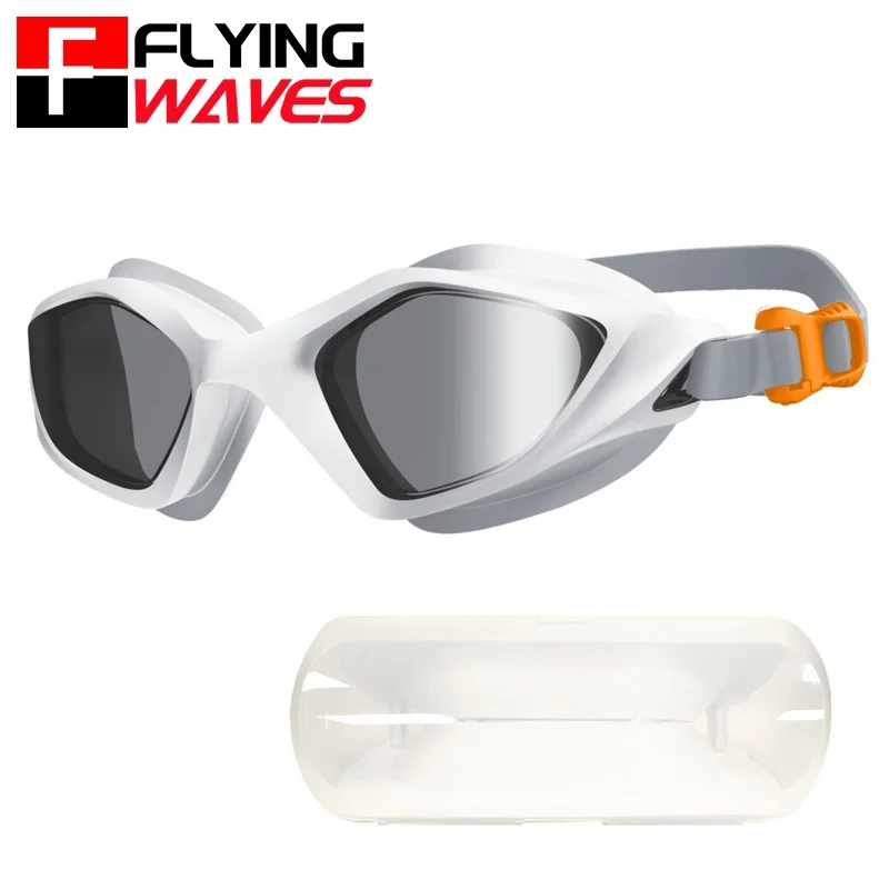 Adults Teenagers Training Racing Swimming Goggles Men Women Anti-Fog HD Wide-Angle Leak-proof Silicone Swim Glasses