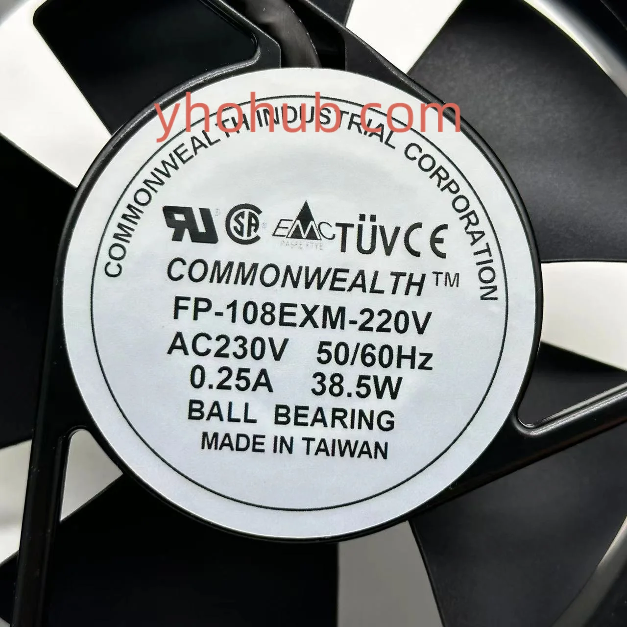 Ventilador de Refrigeração do Servidor da C.a. Fp108exm v 230v 220 w da Commonwealth 38.5 - Imagem 4
