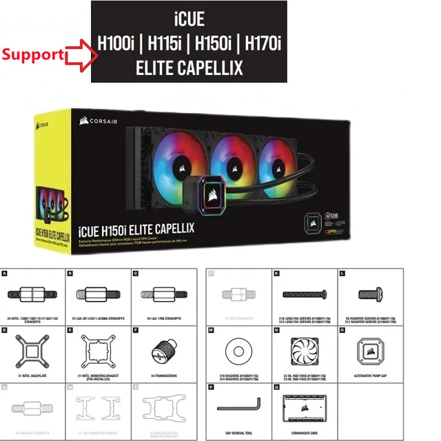 Baru untuk Braket Adaptor Pendingin Cpu Intel AMD AM4 untuk