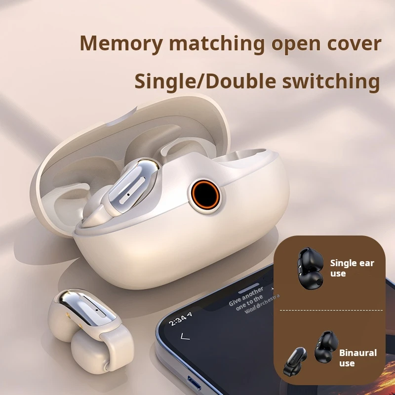 SONY DX-09 TWS Wireless Headphones open-ear Bluetooth Earphones Waterproof Sports Earbuds Earring Ear Hook With Mic Headset 4