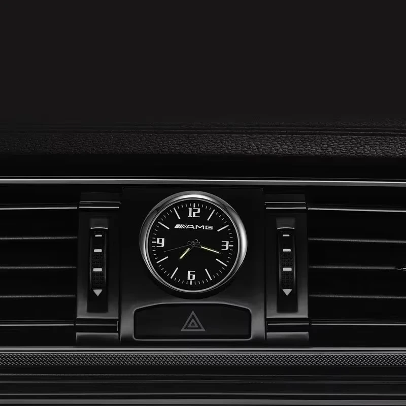 메르세데스 벤츠 AMG GLE GLC GLS GLK GLA CLS CLA W211 W212 W210 W203 W204 W205 W176 E260 E200 A B C E-클래스용 디지털 자동차 시계