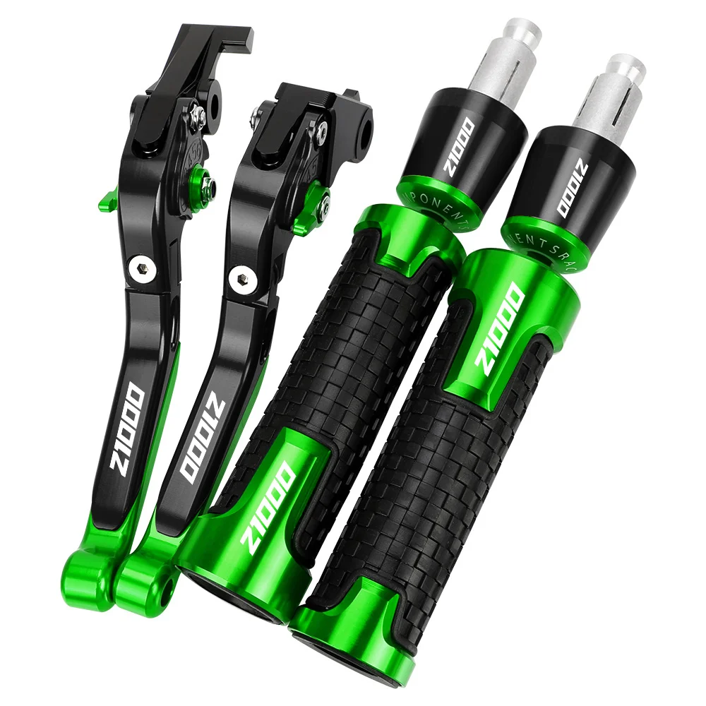 

For KAWASAKI Z1000 2007 -2015 2016 Motorcycle Adjustable Folding Brake Clutch Levers Handgrip Handlebar Grips Ends Accessories