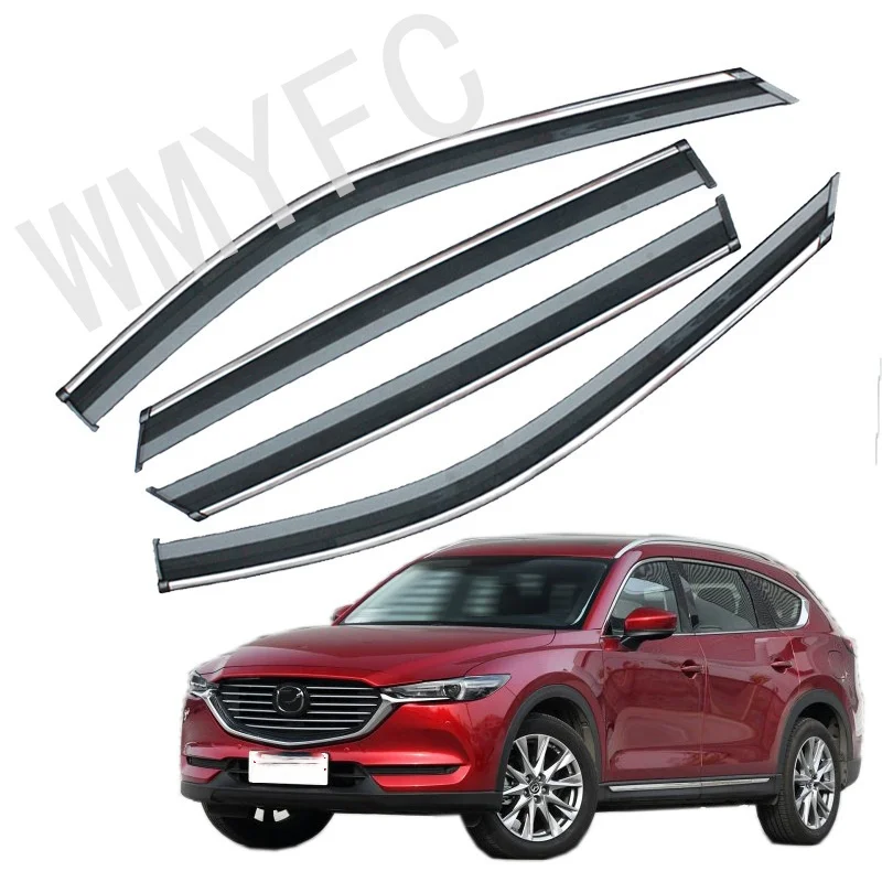 

Дефлекторы для Mazda CX-8, автомобильные оконные козырьки, дождь, бровь, ветрозащитная пленка