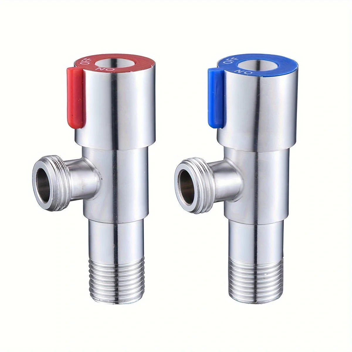 Angle Valve Stainless Steel Hot And Cold Angle Valve Large Flow Drain Toilet Water Stop Valve Triangle Valve Switch 1pc