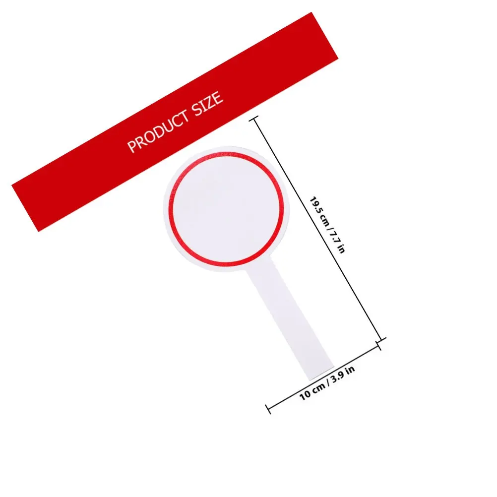 4Pcs 점수판 안정적인 휴대용 화이트보드 건식 지우개 패들 빈 쓰기 보드 재사용 가능한 점수 매기기 투표 마커