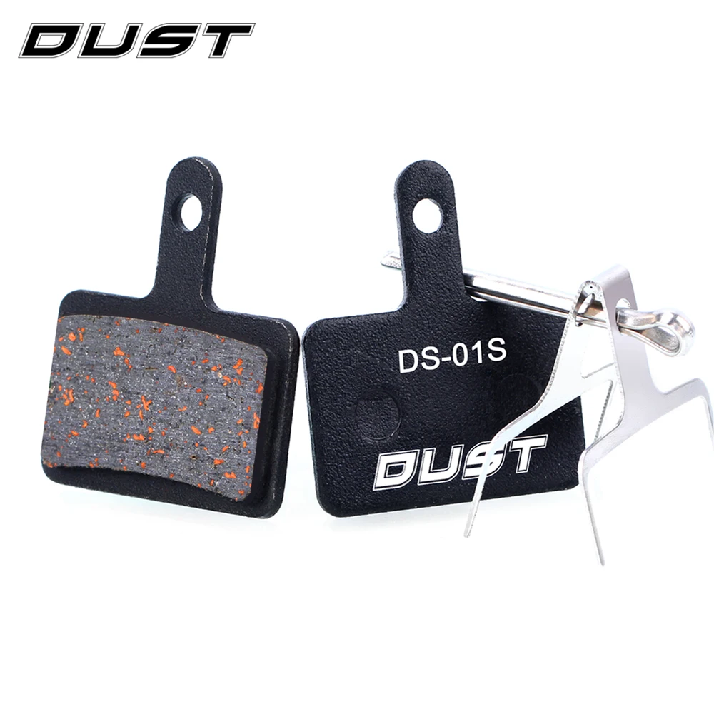 DUST 1Pair Semi-Metal Bicycle Hydraulic Disc Brake Pad MTB Mountain Bike Parts for SHIMANO XT XTR M315 SRAM Avid BB5 BB7 E1 E3