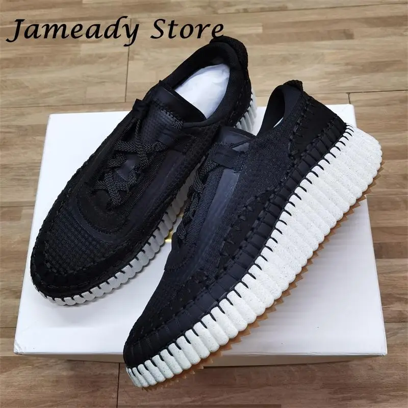 

Colorful Sewing Women Sneakers Flat Platform Casual Shoes Cross Tied Mesh Walking Flats Handmade Emborider Leisure Sneakers 2022