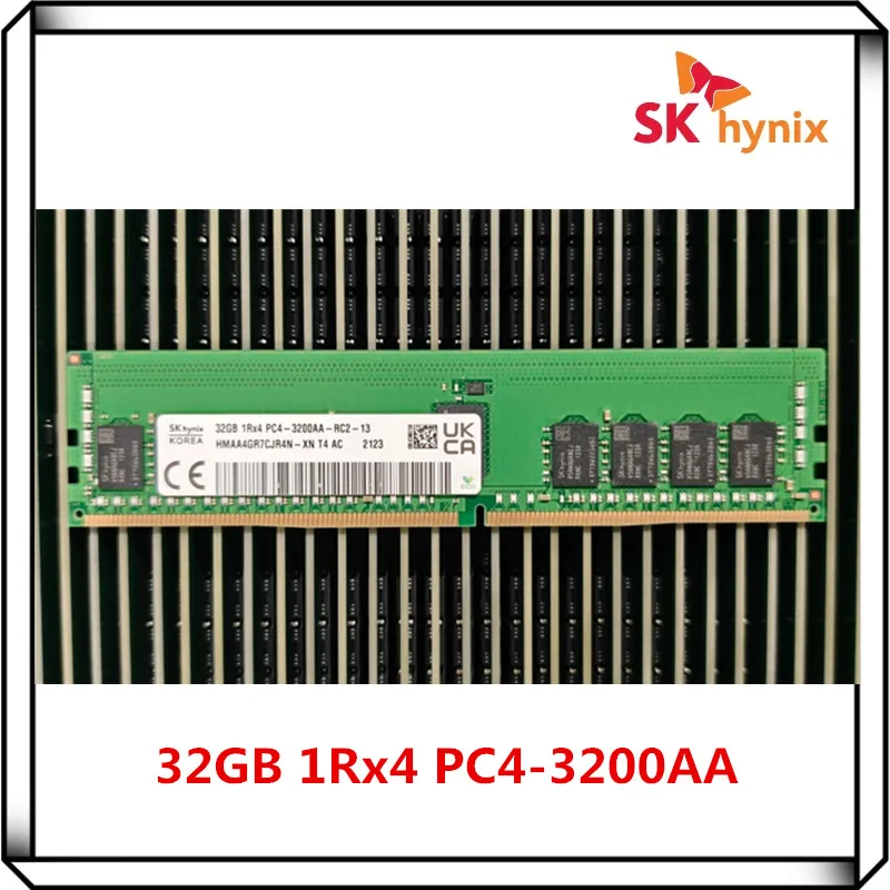 SK hynix DDR4-3200 ECC 32GB x4枚【サーバー用】 SK Hynix DDR4 32GB 1Rx4 PC4 3200AA 3200MHz ECC REG RDIMM RAM 32G