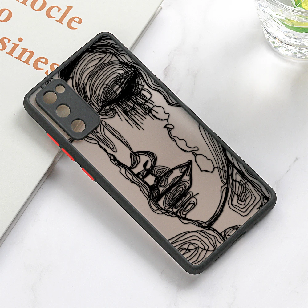 thumbnail image 1 of Funda a prueba de golpes para Samsung, carcasa mate para Samsung A54 5G A53 A52 A34 A33 A32 A55 A35 A13 A05 S24 Ultra S23 FE S22Plus S21 FE S20, 1 of 5