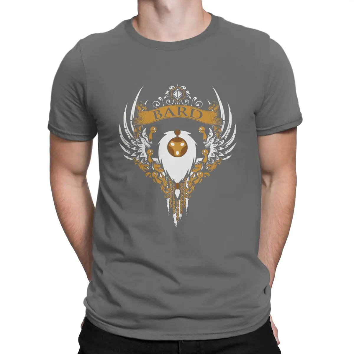 thumbnail image 1 of Camiseta para hombre Arcane League of Legends LOL Game, cuello redondo, algodón, divertida, de alta calidad, ideal como regalo., 1 of 7