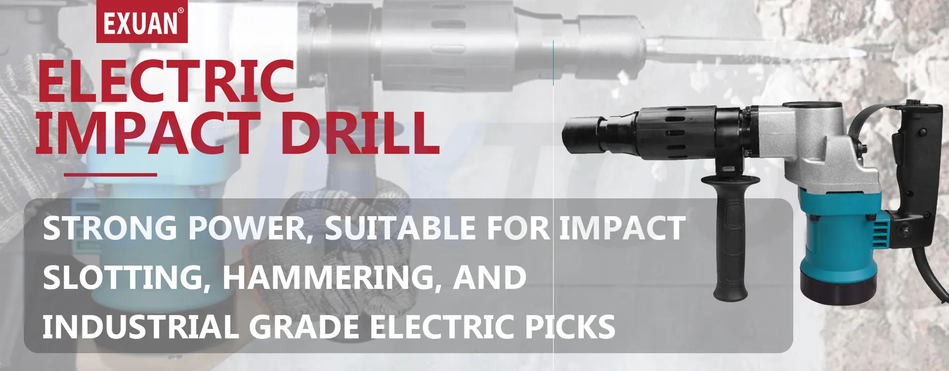 Electric Hammer Electric Pick Impact Drill High Power Electric Concrete Perforat