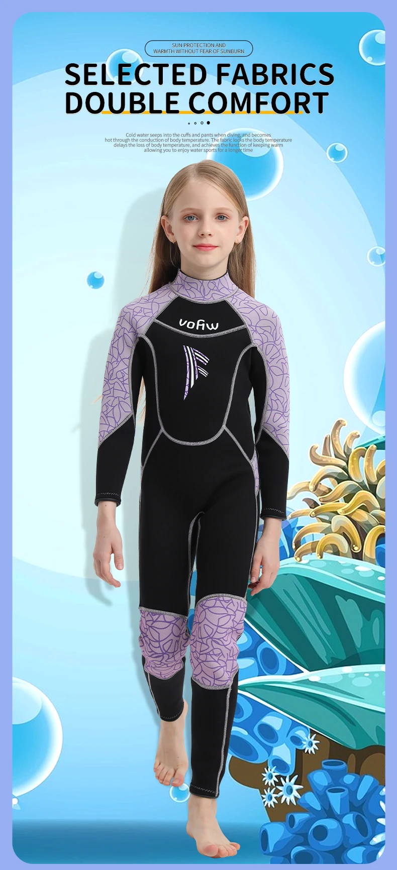 Swim Diapers Wet Suit Gogokids Kids Full Wetsuit 2.5mm Neoprene