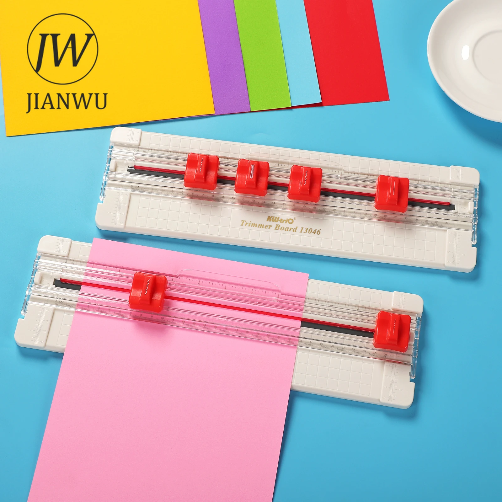 

JIANWU 1 Cutter and 4 Replacement Head Set Multi-module Paper Cutter Student Supplies Creative DIY Journal Material Stationery