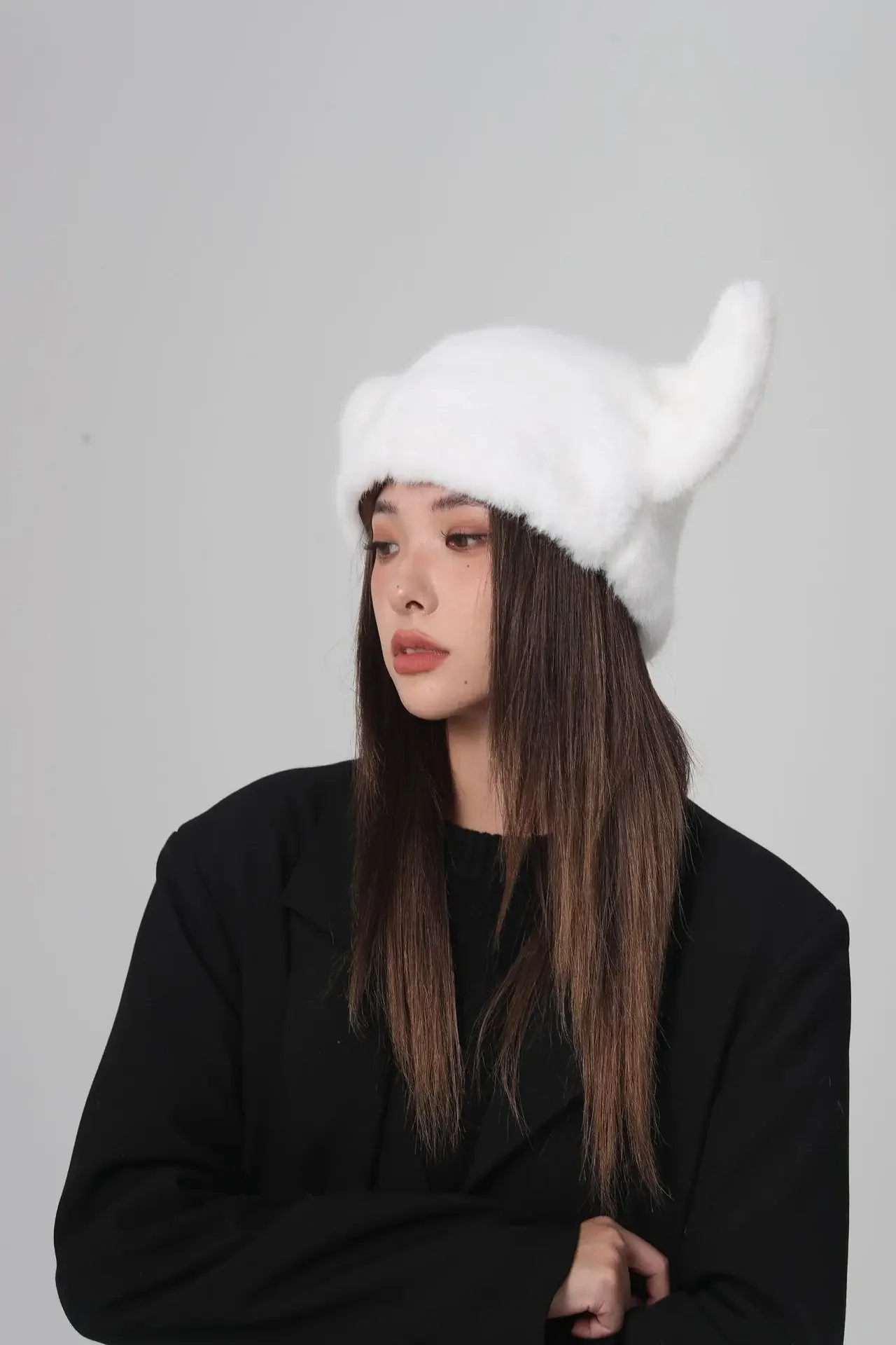 Bonnet Chat Tricoté Avec Oreilles - Chaud Et Coupe-vent Pour Femme Et Fille | Hiver Extérieur, Look Mignon
