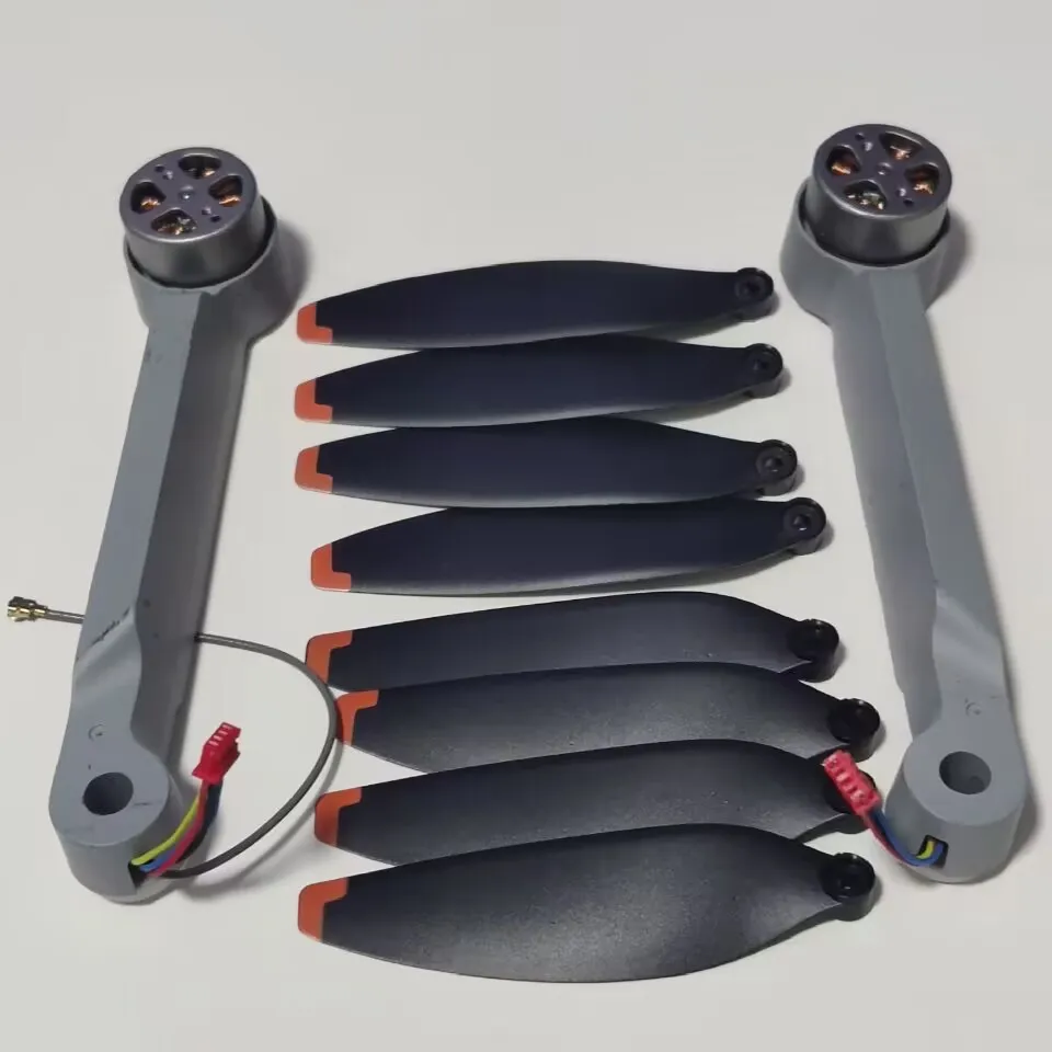 

Grey Motor Arm Rear AB Arm Set With Propeller 8PCS Fan Leaf Blade Accessories for S135 S135Max Brushless RC Drone Spare Parts