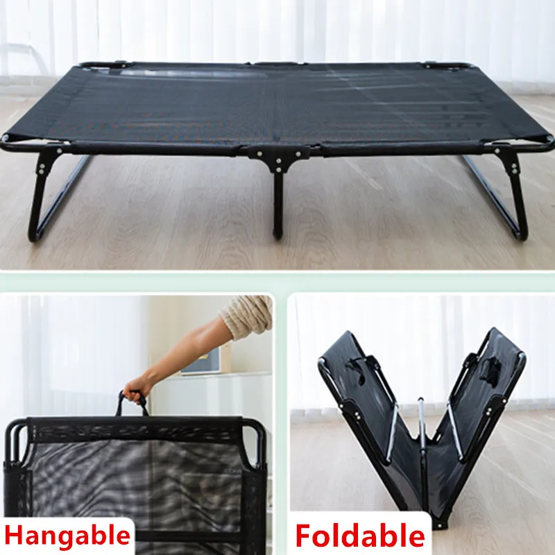 Dog Bed Breathable Dog Beds for Large Dogs Camping Sleeping Mats Kennel Anti-moisturizing Chew Proof Dogs Bed Foldable Kennel