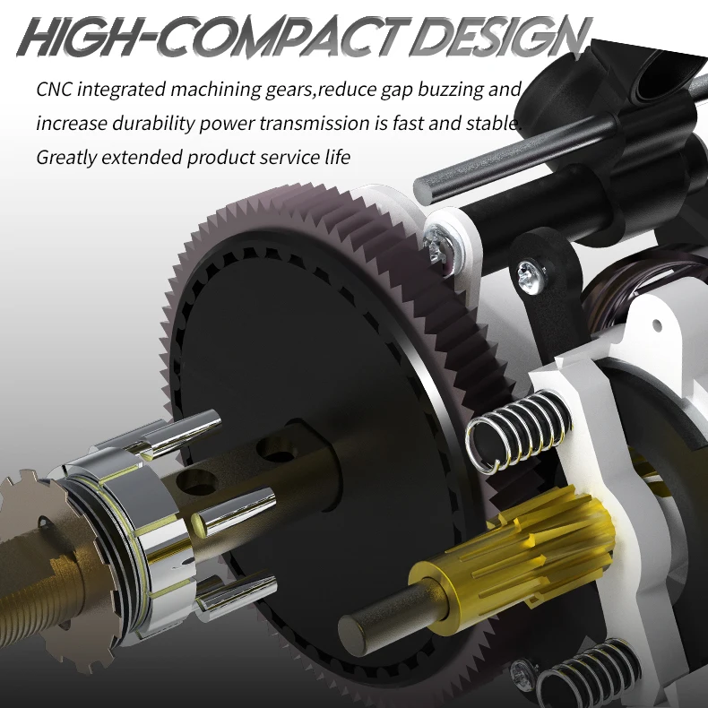 Soloking-釣り用の超軽量ベイトキャスティングフィッシングリール,最大