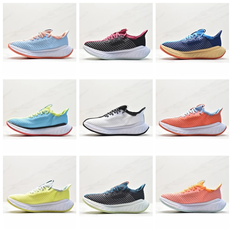 

MuluszCup Designer Carbon X3 Running Shoes Men Women Outdoor Road Race Sneakers Carbon Plate Cushioned Stretch Marathon Sneakers