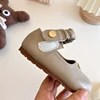 Girls' Leather Shoes 2024 Spring Autumn New Soft Sole Small Girls' Princess Single Shoes Children's Performance Shoes 5